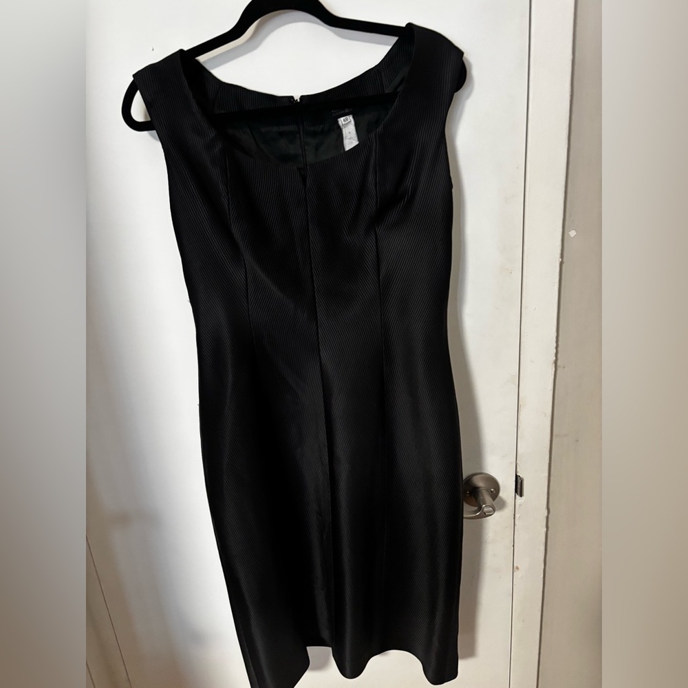Classic Versace Black Textured Dress